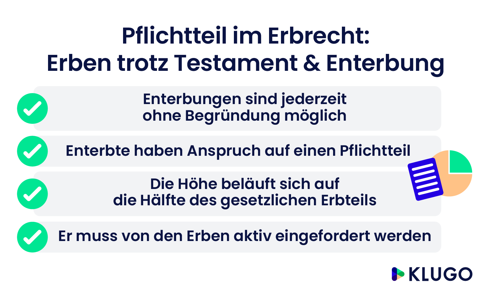 Erben trotz Testament und Enterbung – Infografik